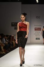 Model walk the ramp for Nalandda Show at Wills Lifestyle India Fashion Week 2012 day 3 on 8th Oct 2012 (59).JPG